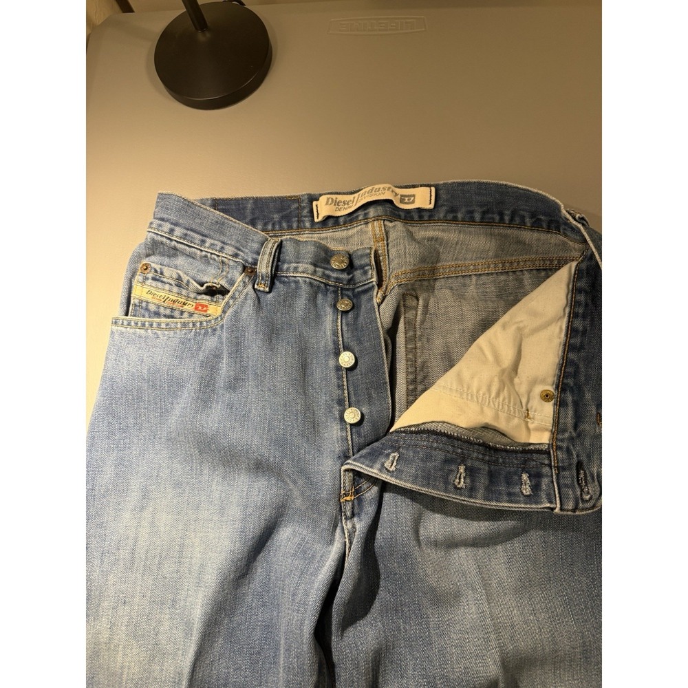 Vintage Diesel Industry Jeans RR55 Straight Legs  32x30 Made In Italy Button Fly - Picture 3 of 9